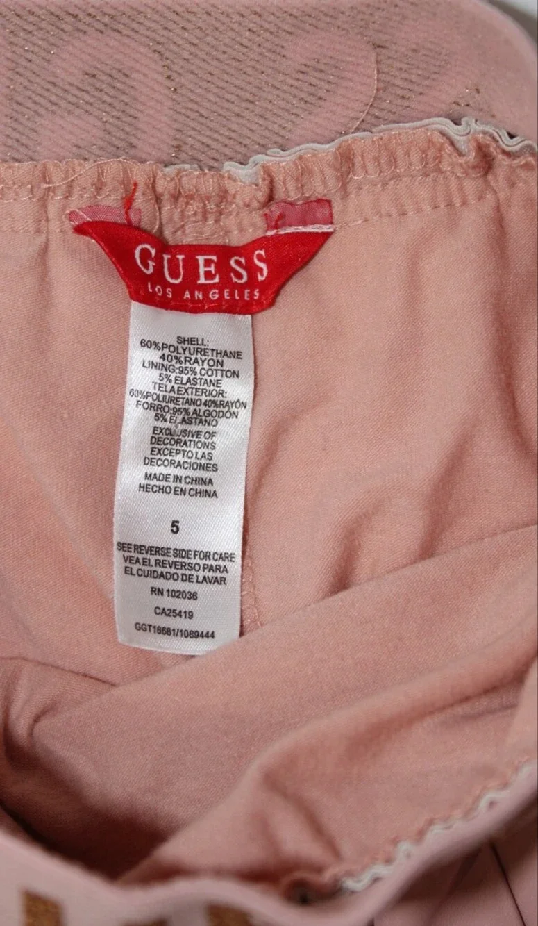 GUESS Pink Pleated Mini Skirt